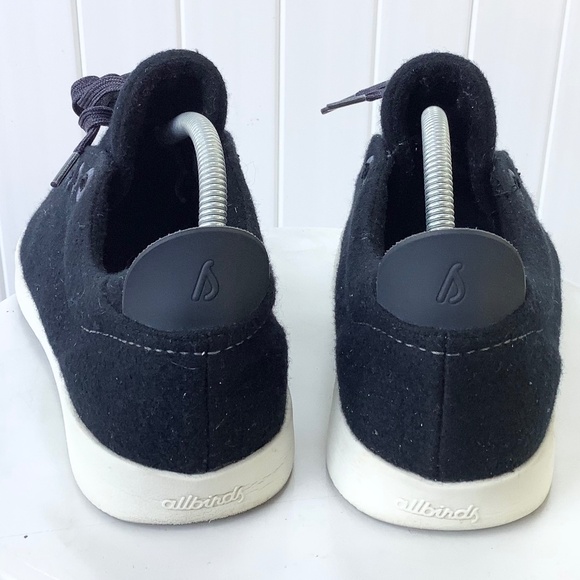 Mens Sz 9 USED ALLBIRDS Tree Pipers Running Shoes 1020 NV1 7.1KG Black/White - Picture 4 of 12
